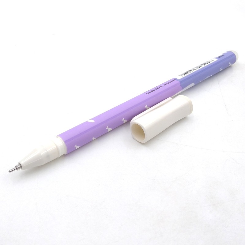 Combo 3Cây bút nước xóa được M&G AKPA0171 nắp màu trắng, có hình con Gấu & con Cá đáng yêu