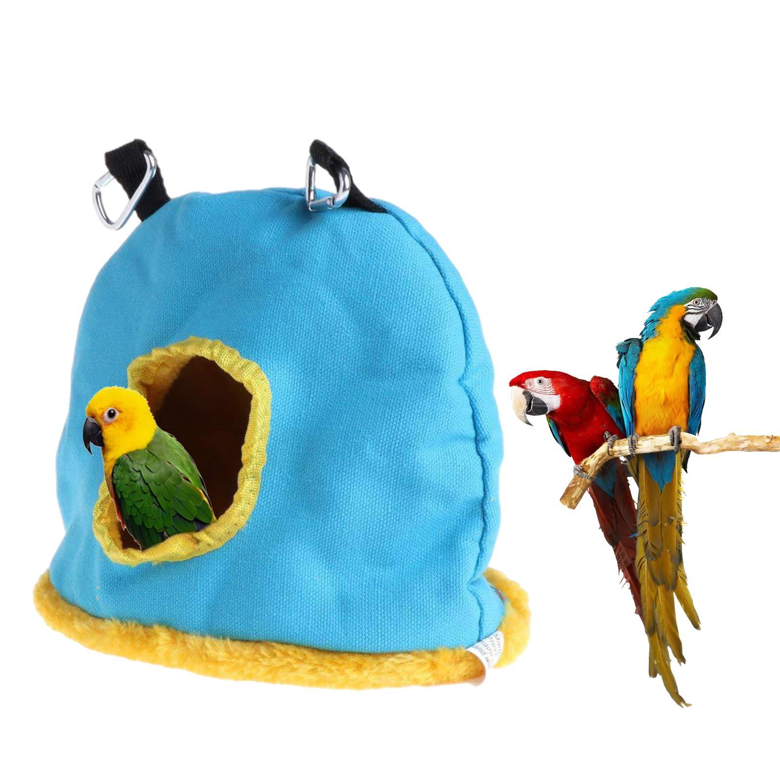 Birds Hammock Hanging Nest Sleeping Bed Swing Toy Parrot House