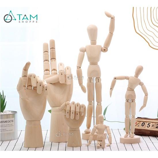 Mô hình người gỗ trang trí nghệ thuật