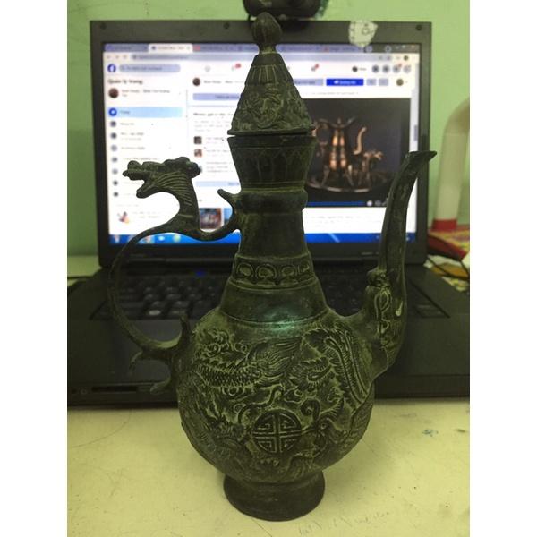 Bình đồng cổ rồng phượng, bìn đồng theo phong cách cổ, bình đồng thờ, bình đông phong thuỷ, bình đồng độc lạ