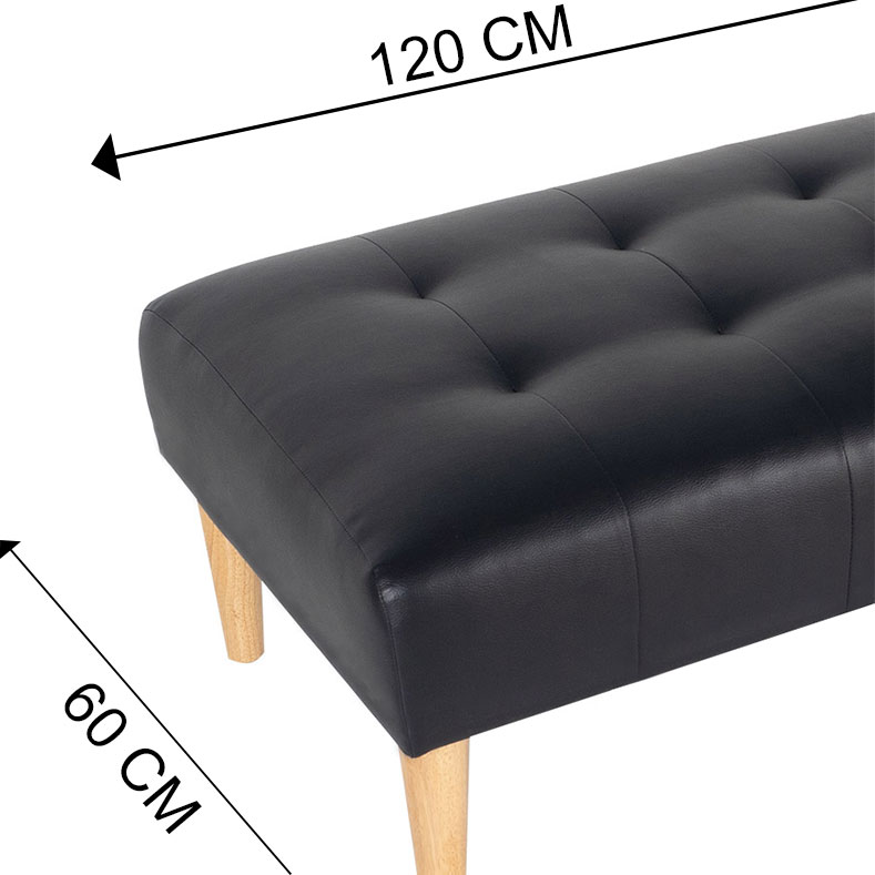 Ghế Đôn Sofa Giường BizSofa - MLF - 12  Mini 120x60x40 cm (Dài 120 cm, rộng 60 cm, cao ngồi 40 cm)