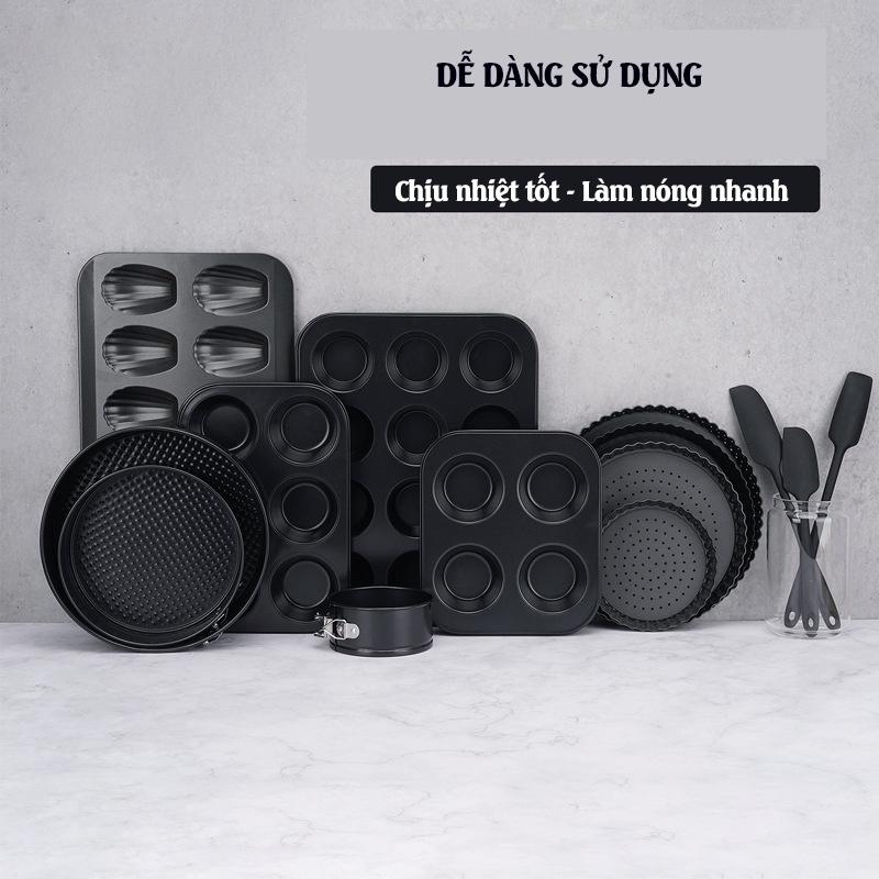 Dụng Cụ Làm Bánh- Khay Nướng Bánh Đa Dạng Kiểu Dáng, Chống dính Cao Cấp