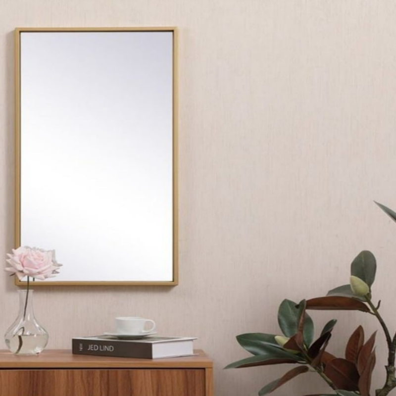 Gương treo tường, treo nhà tắm kiểu dáng vuông góc kích thước 40x60cm - Nghiện Nhà Đẹp