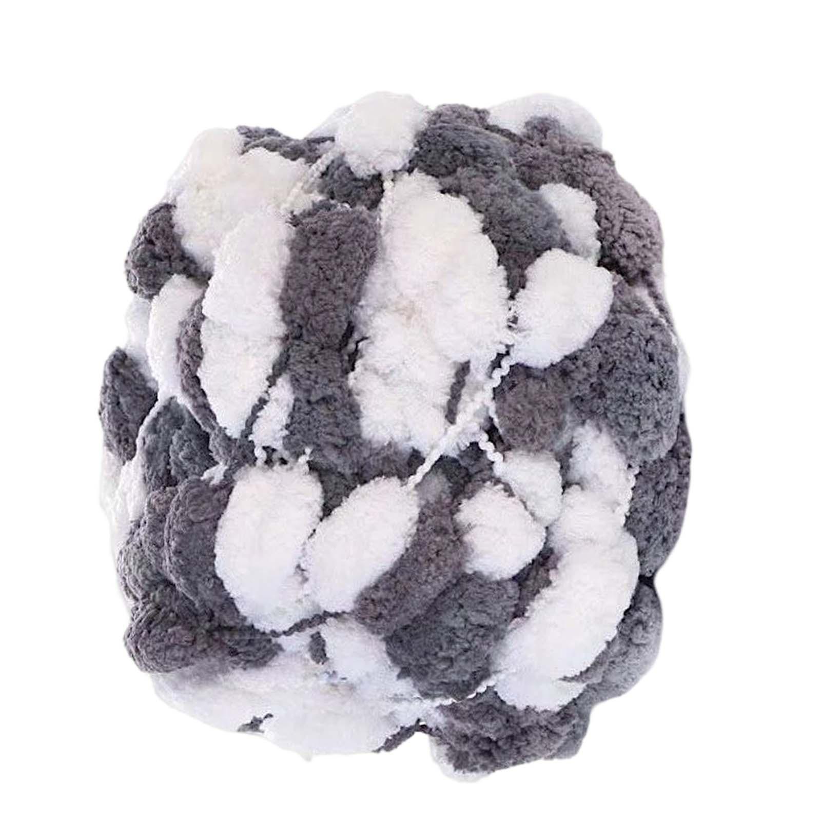 Pom Chunky Yarn Arm Knitting Pillow Blanket Rug Making Hand Knit Garland