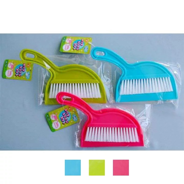 Bộ chổi &amp; xẻng hót rác Mini cán cong Seiwa Pro (Giao màu ngẫu nhiên) - Hàng nội địa Nhật Bản nhập khẩu chính hãng