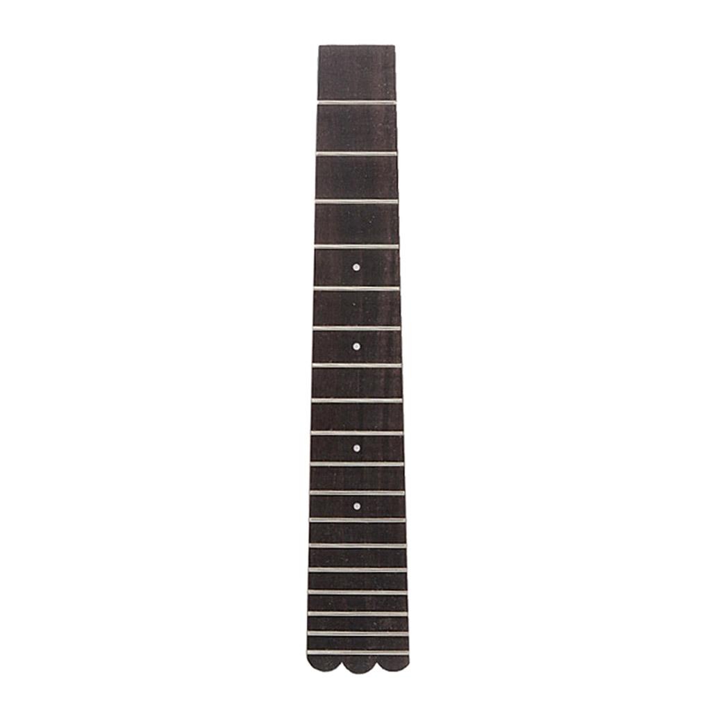 Baoblade 4 Dây Hawaii Đàn Guitar 18 Giải Tầng Fretboard Thay Thế Phần Trắng Điểm