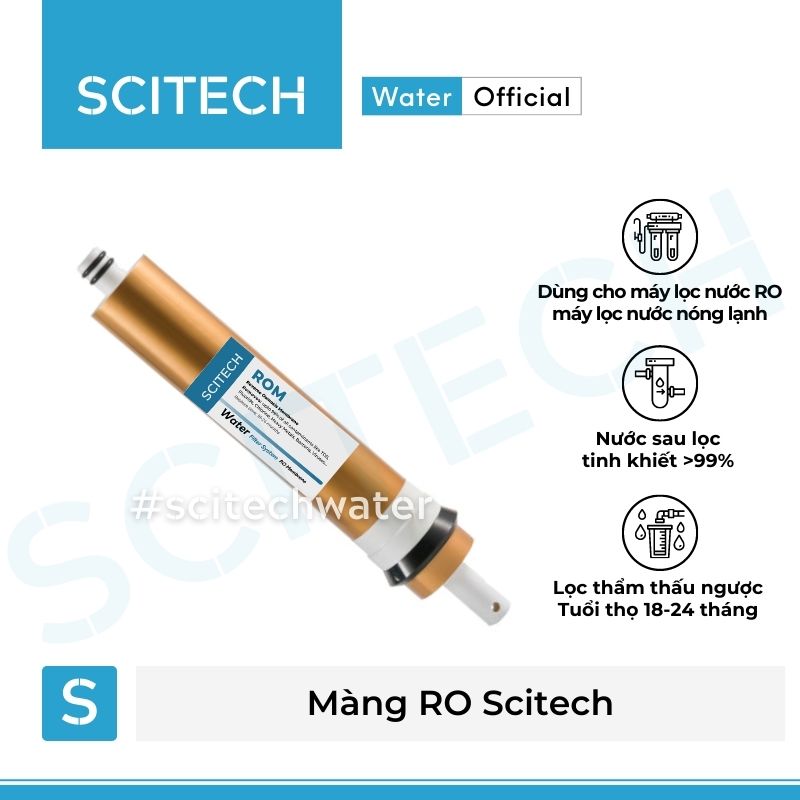 Màng RO Scitech 50/75/100GPD - Hàng chính hãng