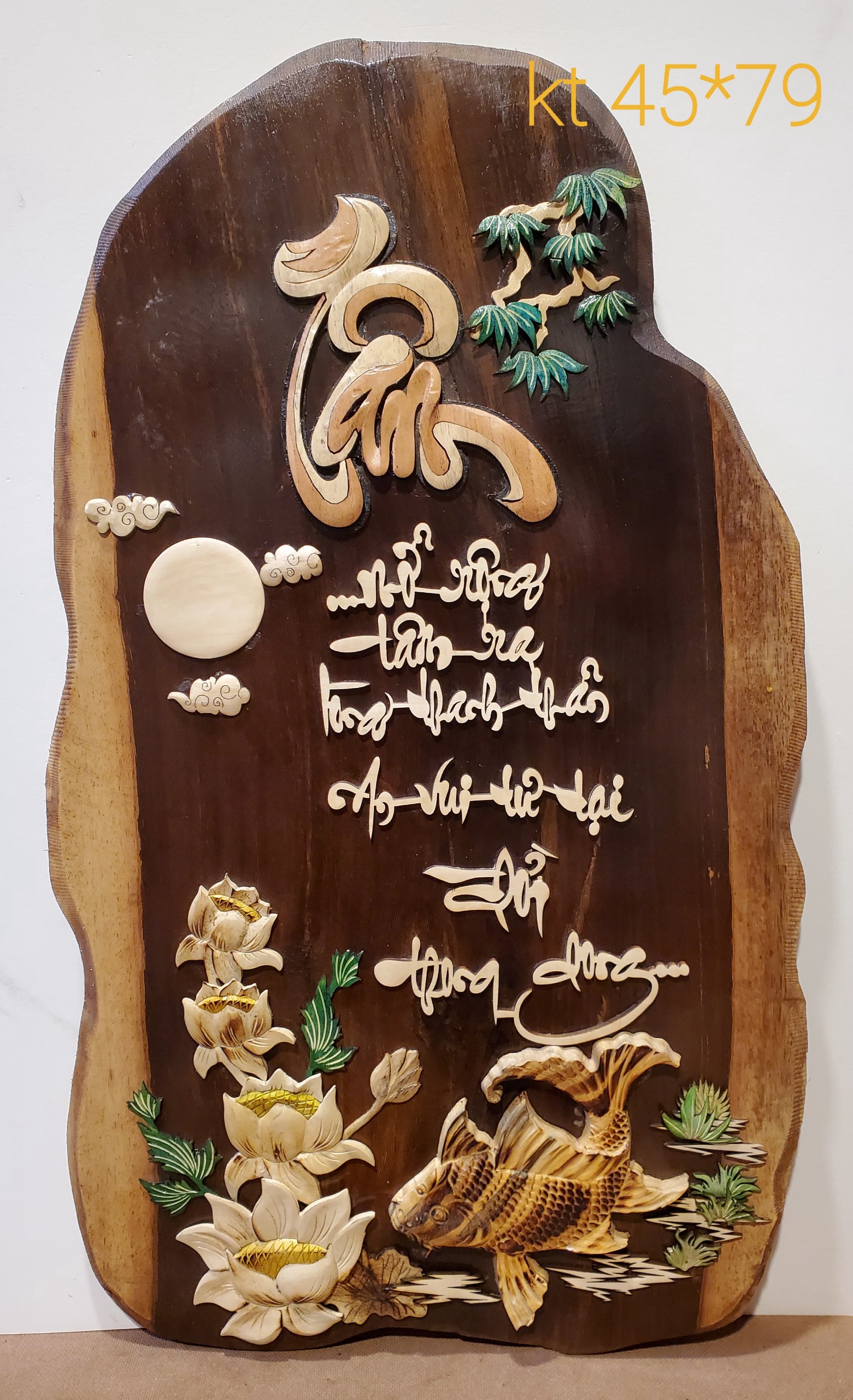 Tranh ghép gỗ nghệ thuật thư pháp