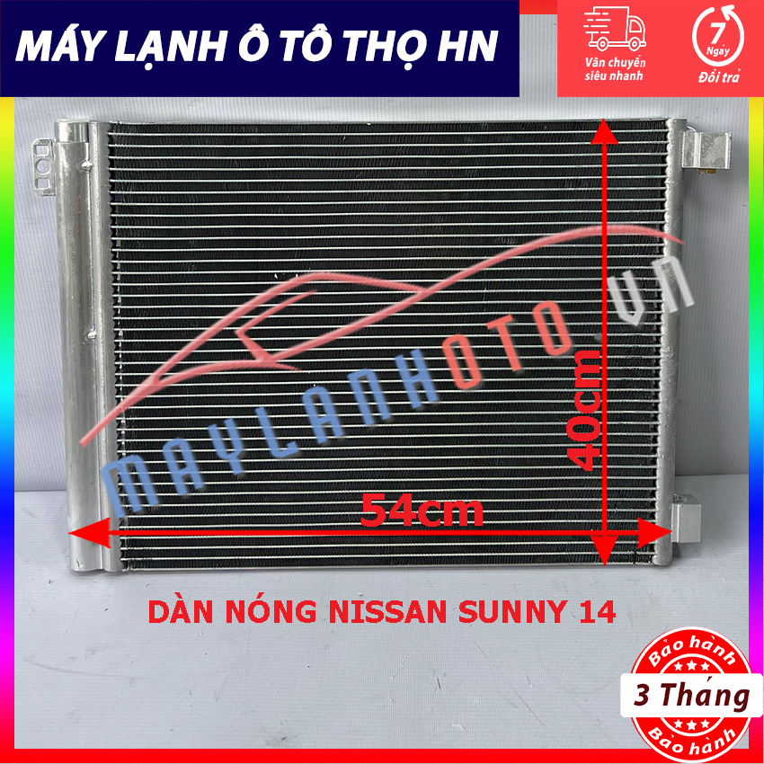 Dàn nóng Nissan Sunny 2014 Hàng xịn Thái Lan