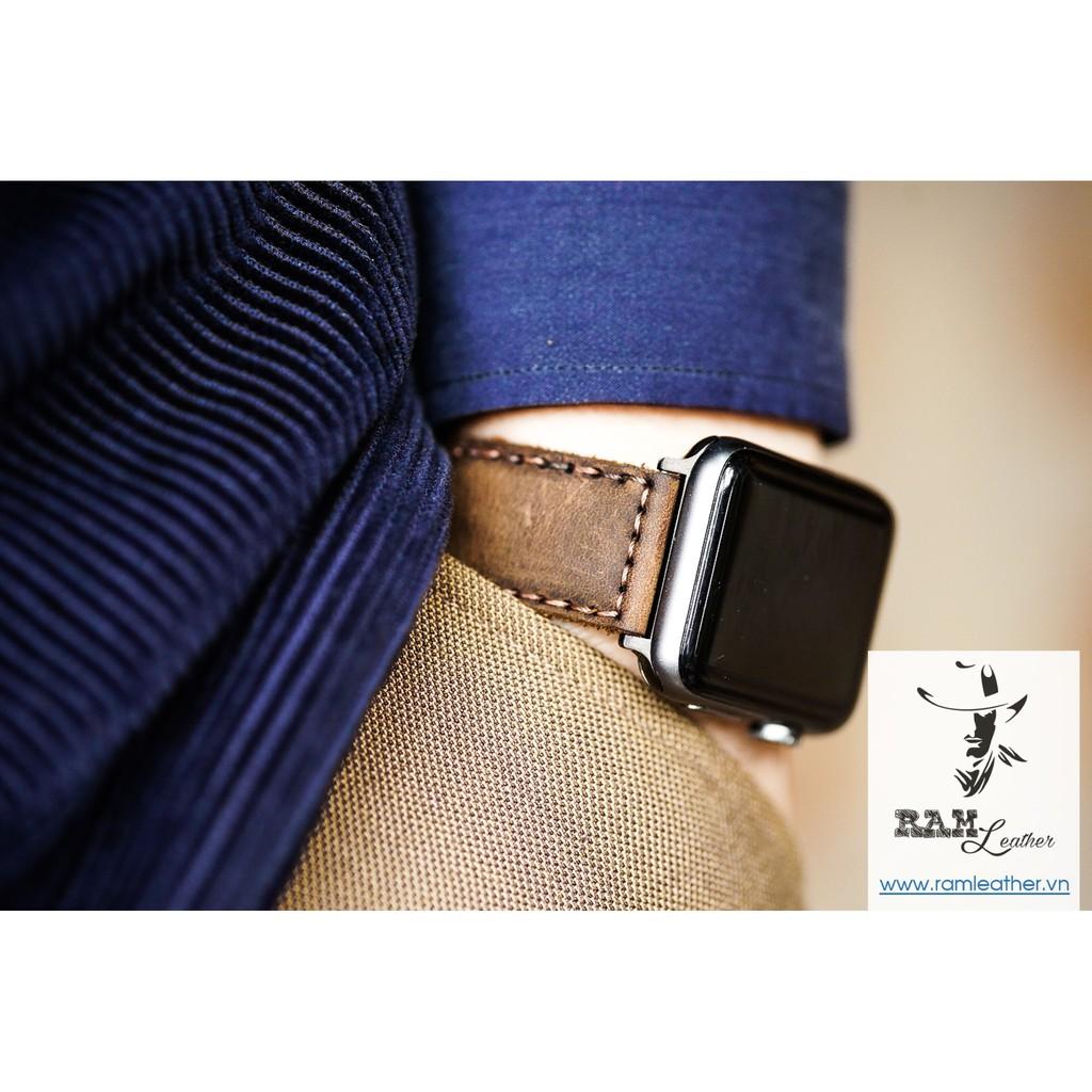 DÂY ĐỒNG HỒ DA SÁP NGỰA – RAM BAUHAUS 1950 THANH LỊCH - HÀNG CHÍNH HÃNG RAM LEATHER .