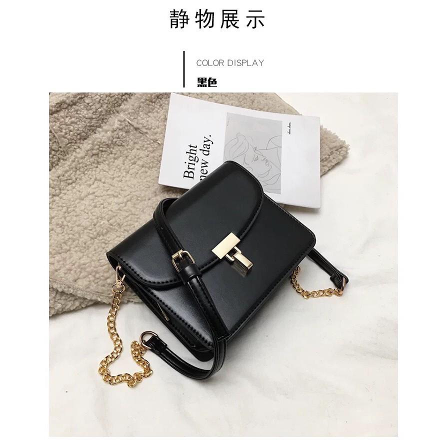 TÚI ĐEO CHÉO MINI ULZZANG T70 THỜI TRANG NỮ DÂY ĐEO CHÉO DẠNG XÍCH PHỤ KIỆN THỜI TRANG