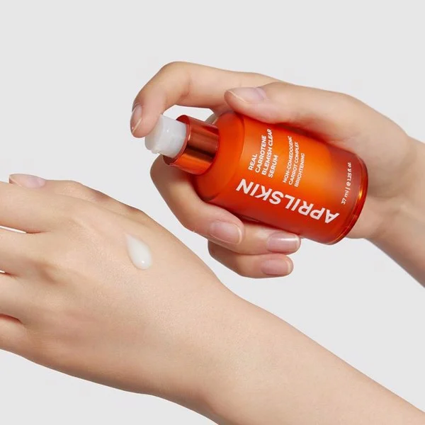 Tinh Chất Cà Rốt Giảm Mụn, Thâm, Làm Sáng Da AprilSkin Real Carrotene Blemish Clear Serum 37ml