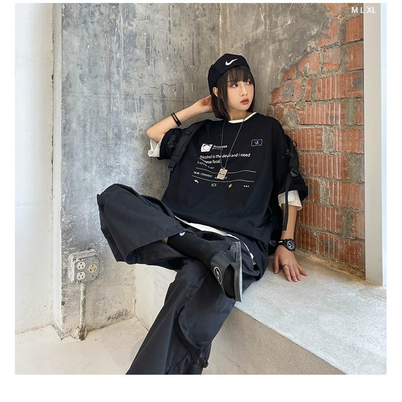 Áo Thun Tay Lỡ Form Rộng Unisex RIHANNA