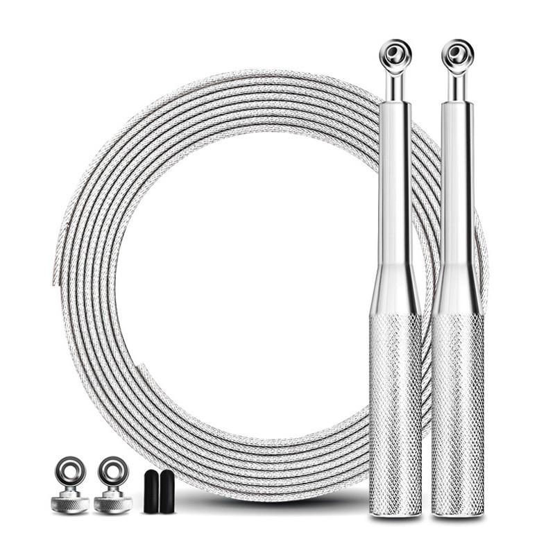 Tốc Độ Nhanh Bỏ Qua Tăng Dây Nhảy Dây Crossfit Nam Nữ Tập Luyện Thép Tập Gym Tại Nhà Xúc Thể Dục Đào Tạo JR007