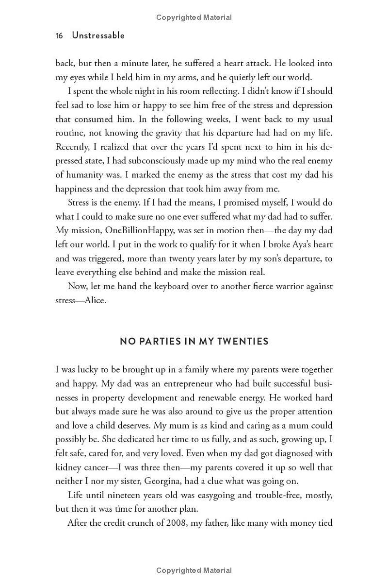 Sách ngoại văn: Unstressable - A Practical Guide To Stress-Free Living