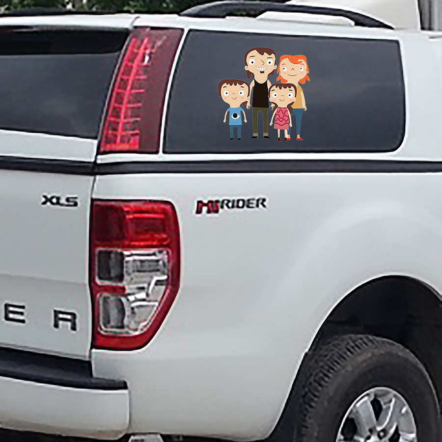 Car family sticker Family_Car_56