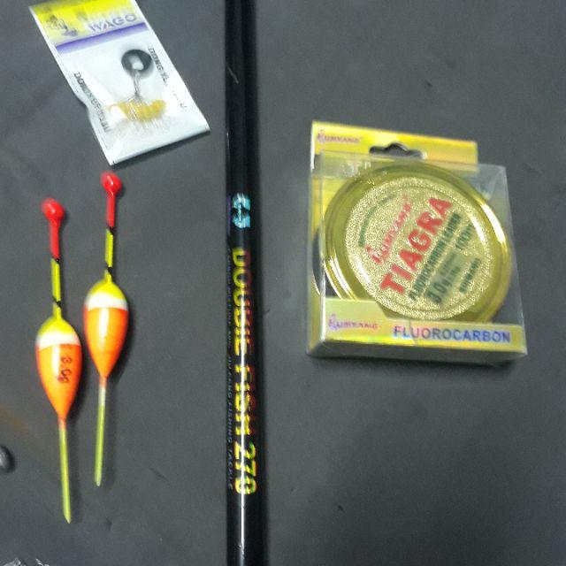 Bộ cần câu tay rút dài 2m7và 100m cước kèm phụ kiện Siêu rẻ, siêu đẹp, siêu chất lượng