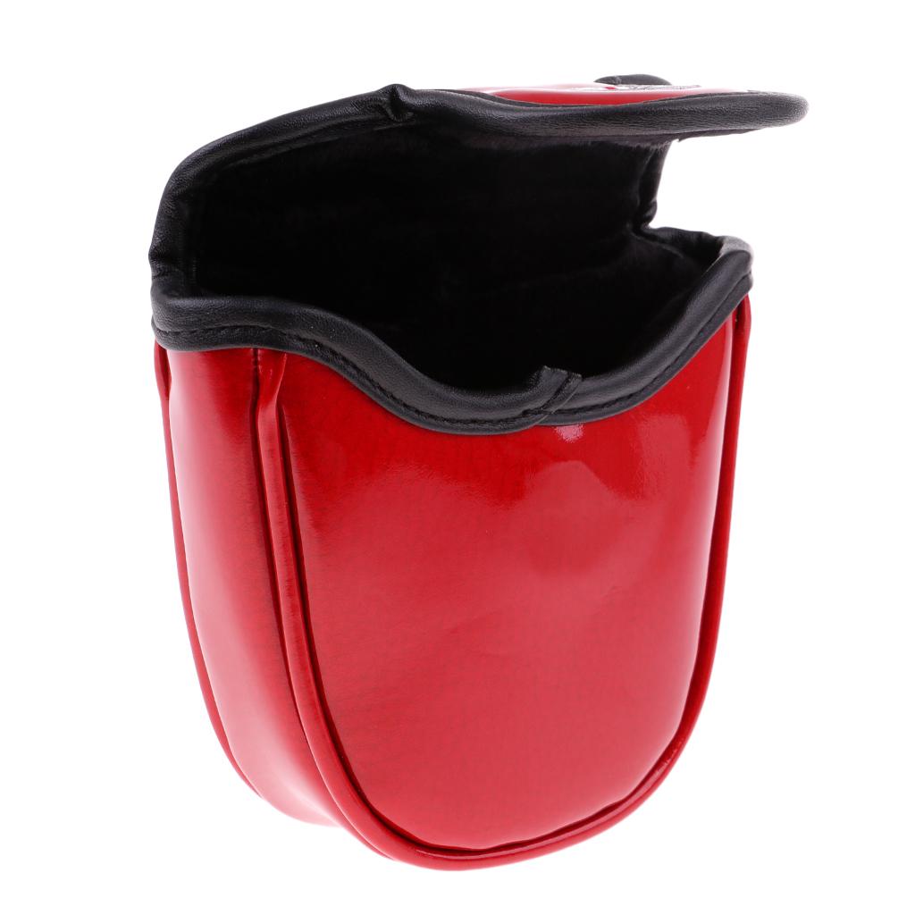 Mallet Putter Cover, Skull Half-Mallet Headcover with Closure - Pack of 2