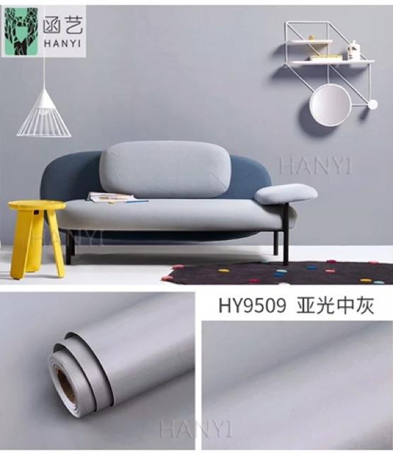 10 M giấy dán tường màu keo sẵn khổ 45 cm ️