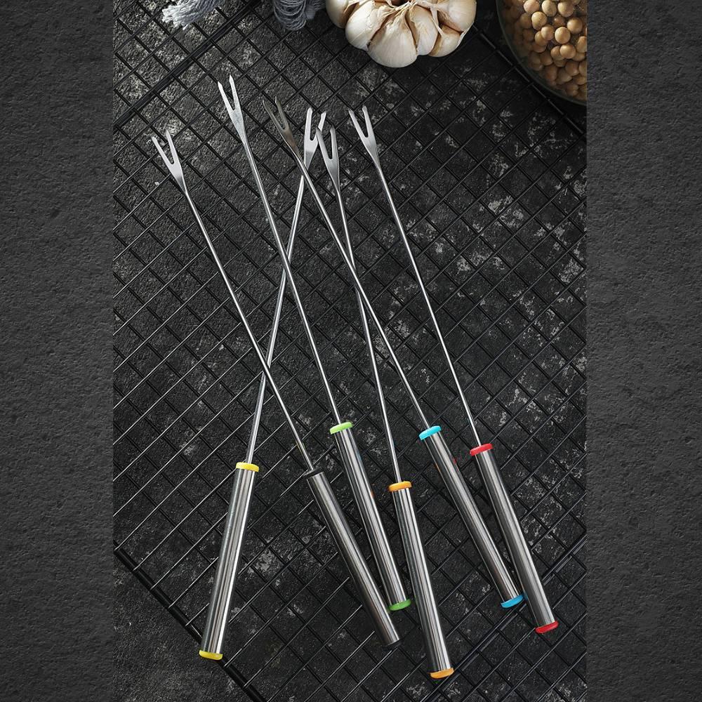 1 Nĩa Dùng Nướng Thịt Bbq Màu Sắc Ngẫu Nhiên