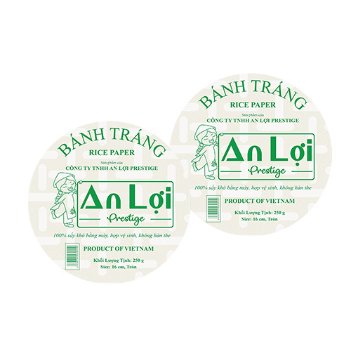 Lô 2 gói BÁNH TRÁNG thương hiệu AN LỢI
