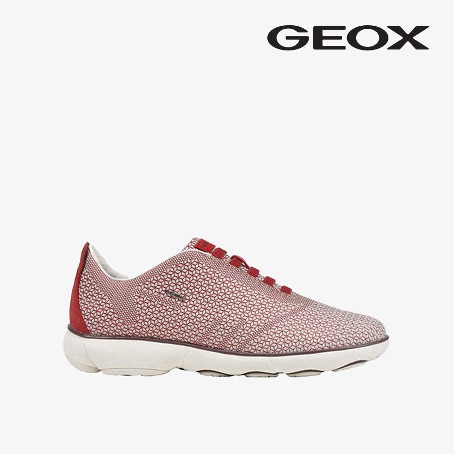 Giày Sneakers Nữ GEOX D Nebula E - SAND/DK RED