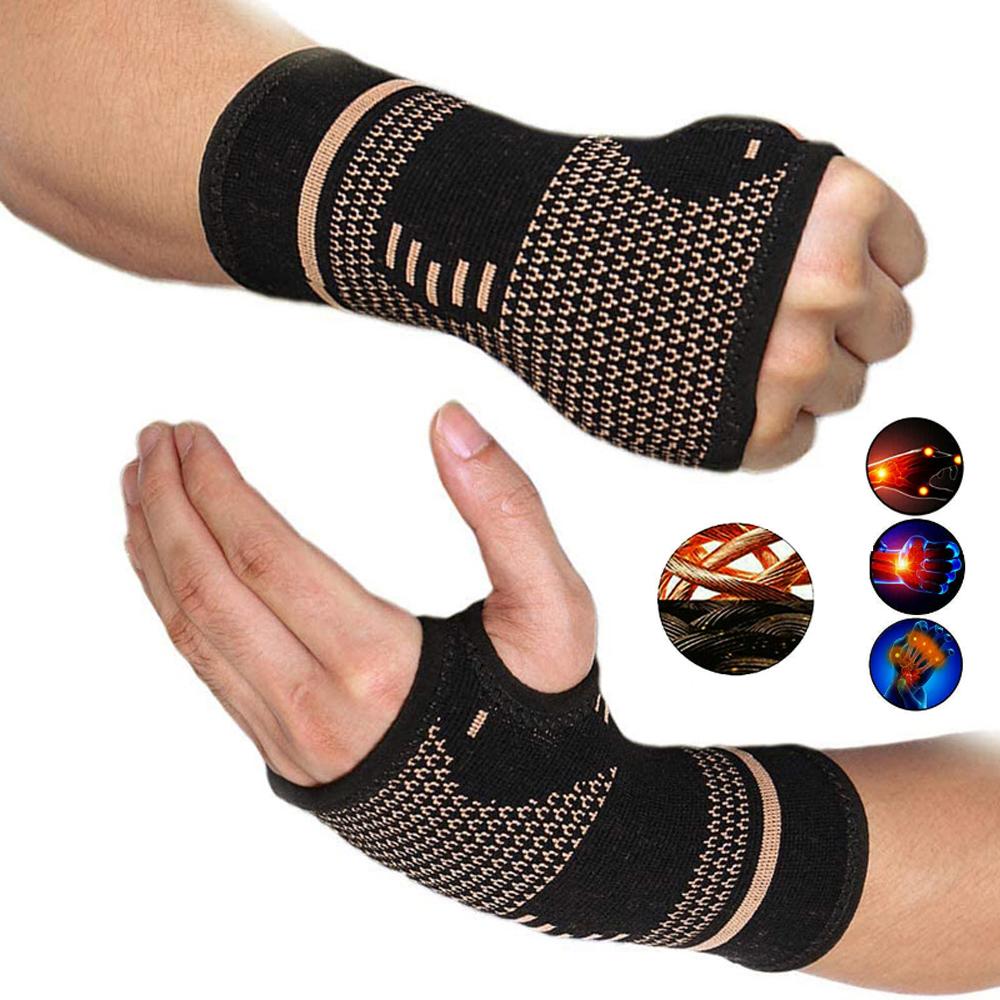 1PCS Niềng tay đeo tay với dây đeo dây đeo dây đeo bằng dây đeo dây đeo cổ tay có áp lực Color: 1PC L