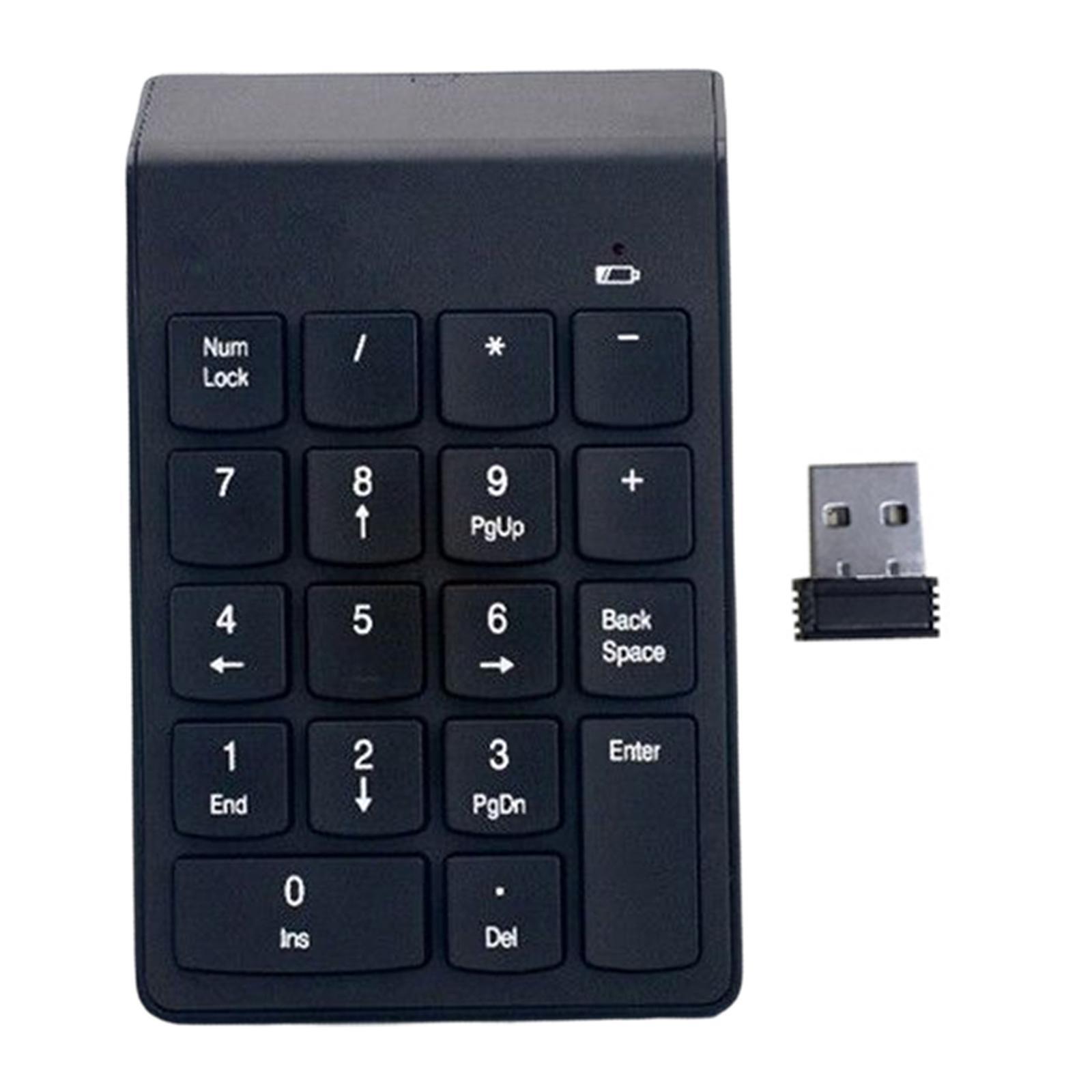 USB Numeric Keypad 18 Keys 18 Keys Faster Data Input Minimalist Design Mini