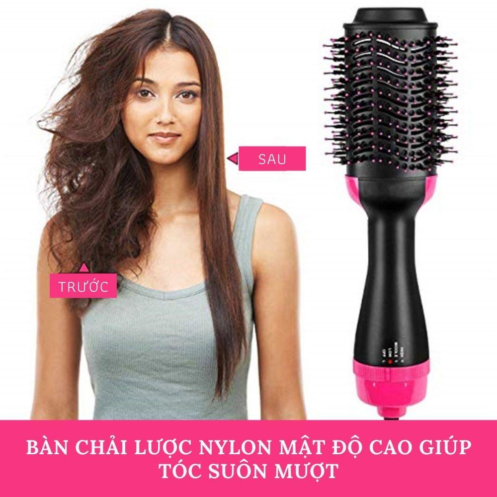 Hoả tốc trong ngàyLược điện uốn tóc kiêm máy sấy tóc đa năng 3 in 1 dùng để sấy cụp - tạo phồng tóc
