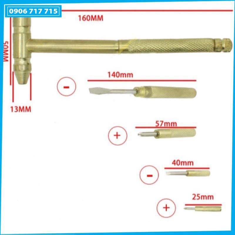 Búa Đồng Mini Cầm Tay 5 Trong 1 Tiện Dụng