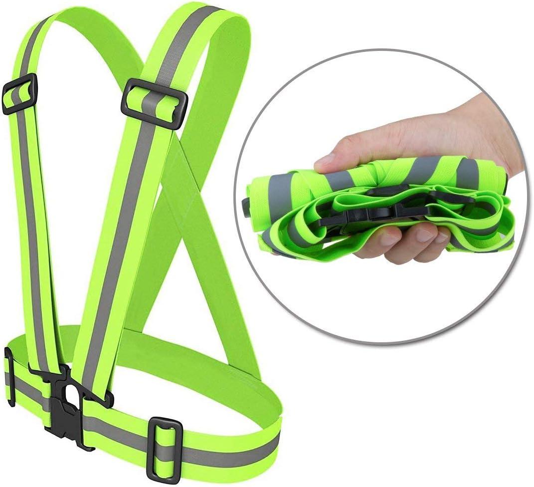 Bộ vest an toàn 2PCCS, áo vest an toàn đàn hồi phản xạ có thể điều chỉnh cho cuộc đua, xe đạp, xe máy