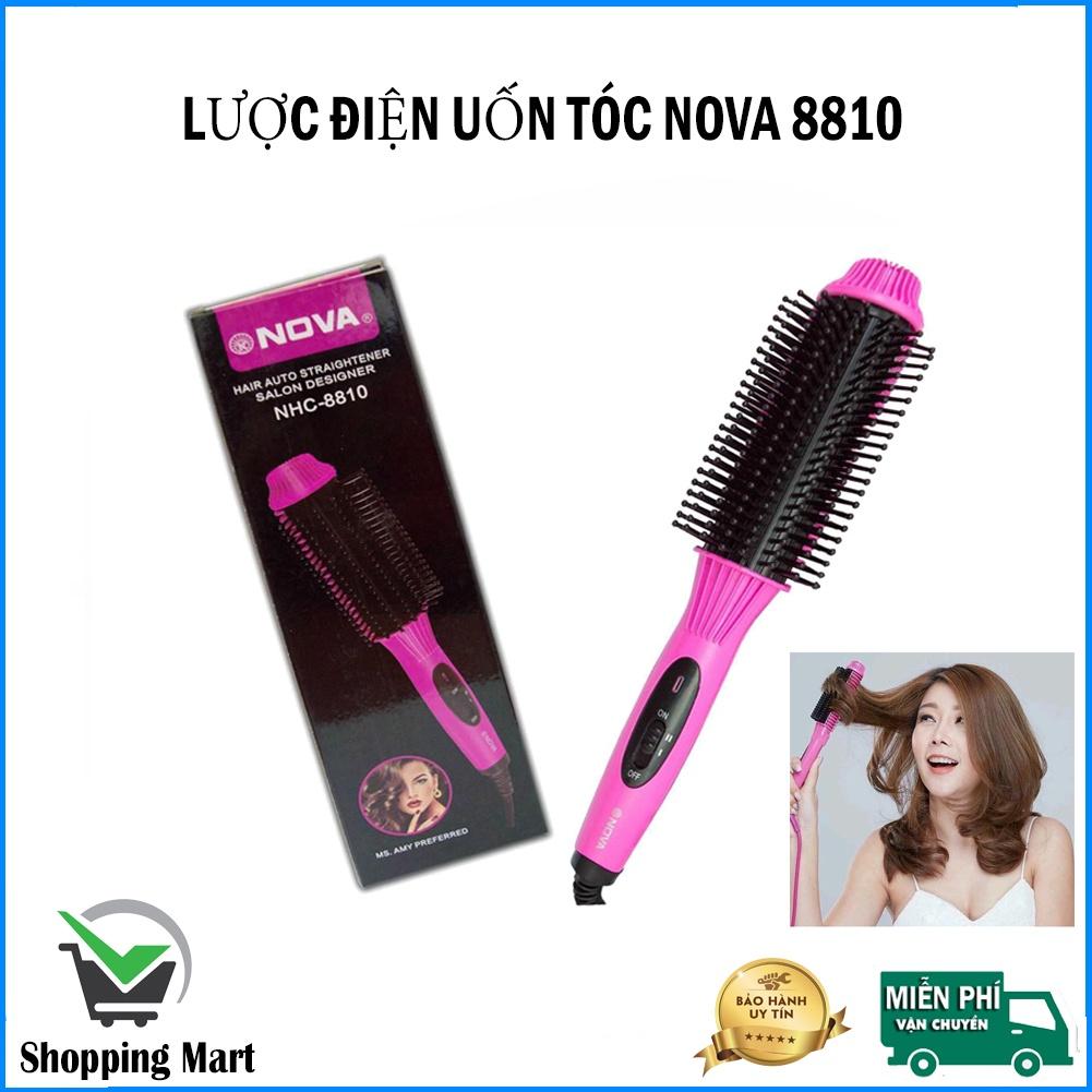 Lược Điện Tạo Kiểu Tóc 3 in 1, Lược Điện Chải Tóc 8810 - Máy Làm Tóc Cầm Tay Uốn Cụp, Xoăn, Thẳng Đa Năng