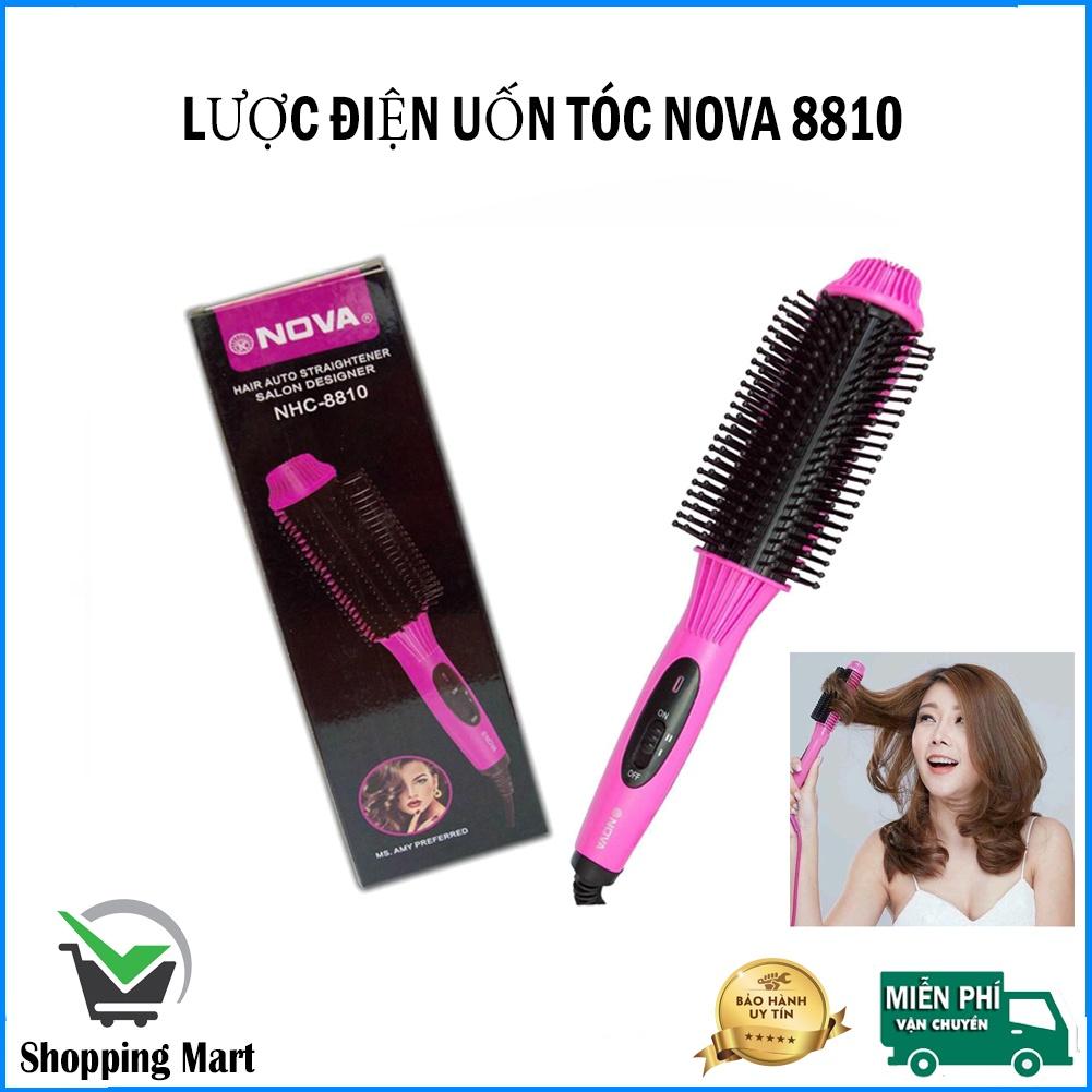 lược Điện Tạo Kiểu Tóc 3 in 1, Lược Điện Chải Tóc 8810 - Máy Làm Tóc Cầm Tay Uốn Cụp, Xoăn, Thẳng Đa Năng