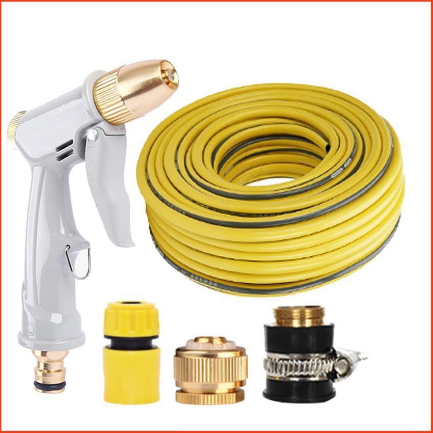 Bộ dây vòi xịt nước tưới cây rửa xe,tăng áp 3 lần, loại 3-5m  206846