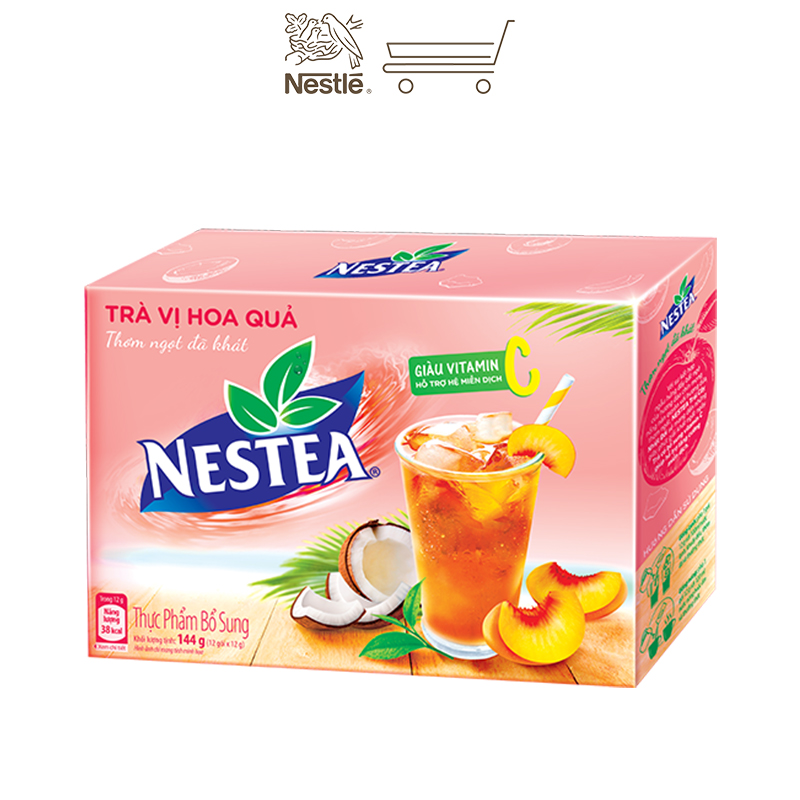 Trà Nestea vị hoa quả (Hộp 12 gói x 12g)