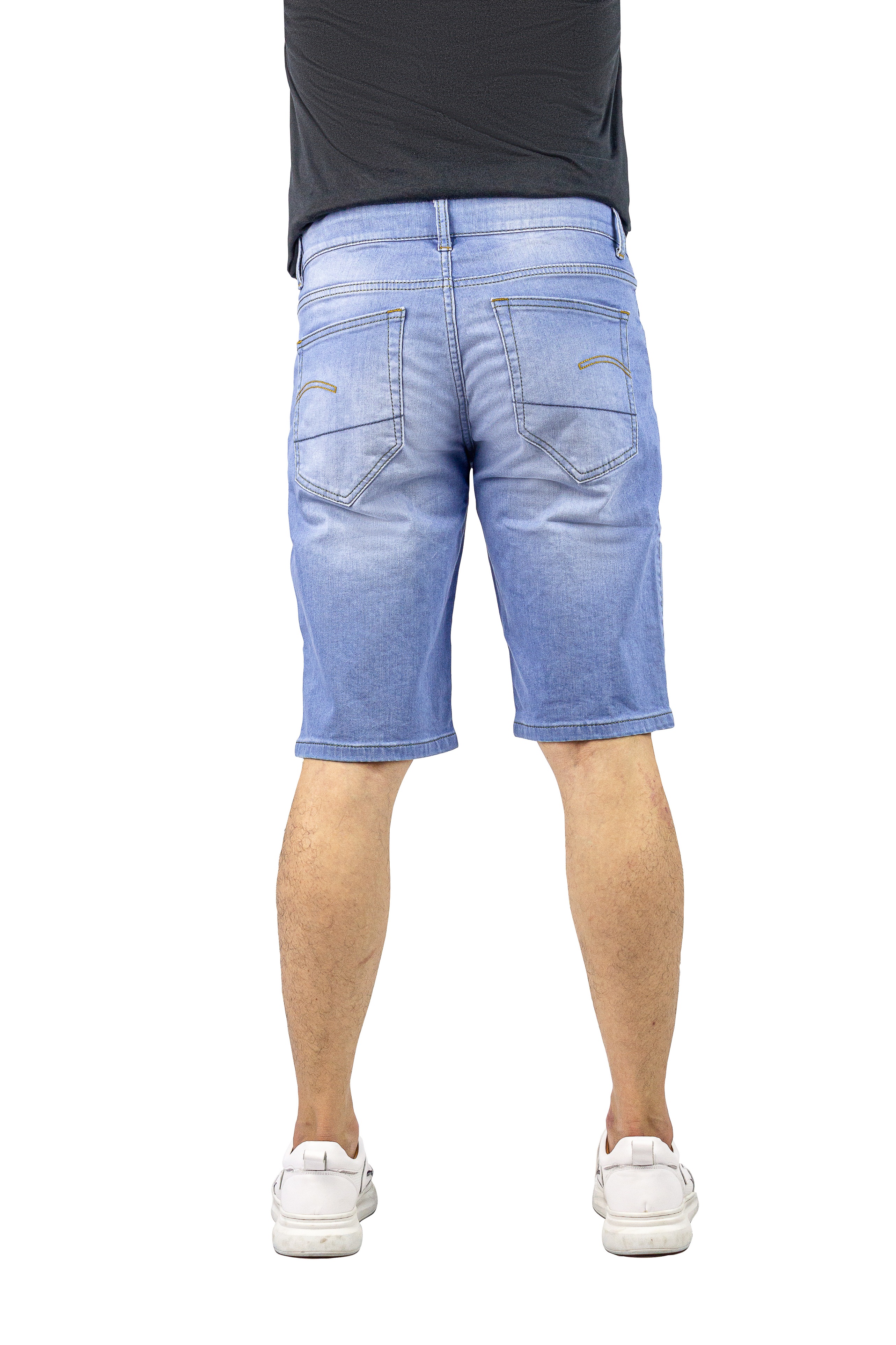 Quần short jean nam màu sáng MESSI SJM1177-20