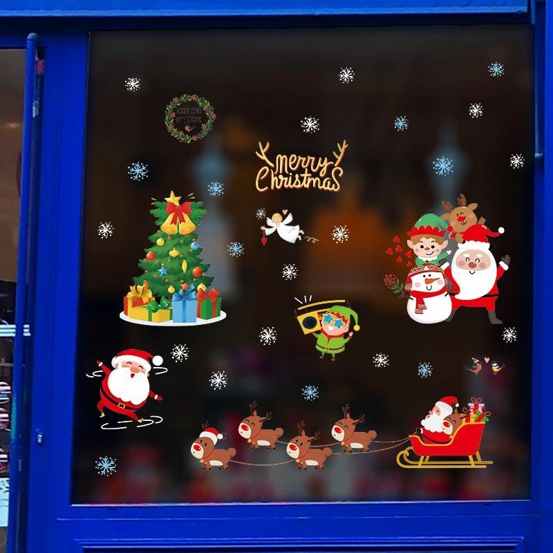 Decal trang trí Noel - Noel mini đón lễ vui nhộn mới