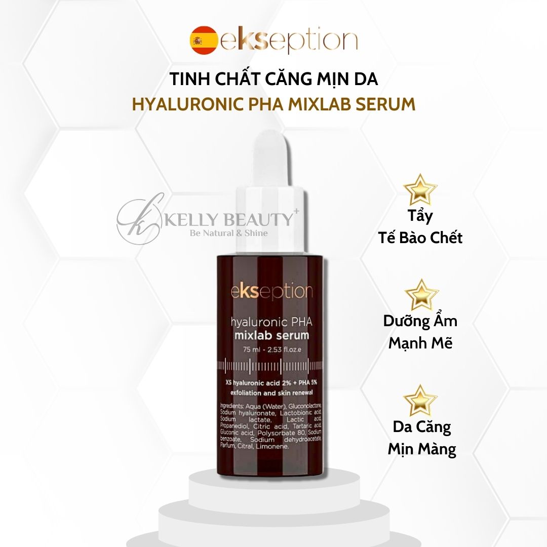 Tinh Chất Căng Mịn Da ekseption Hyaluronic PHA Serum | Kelly Beauty