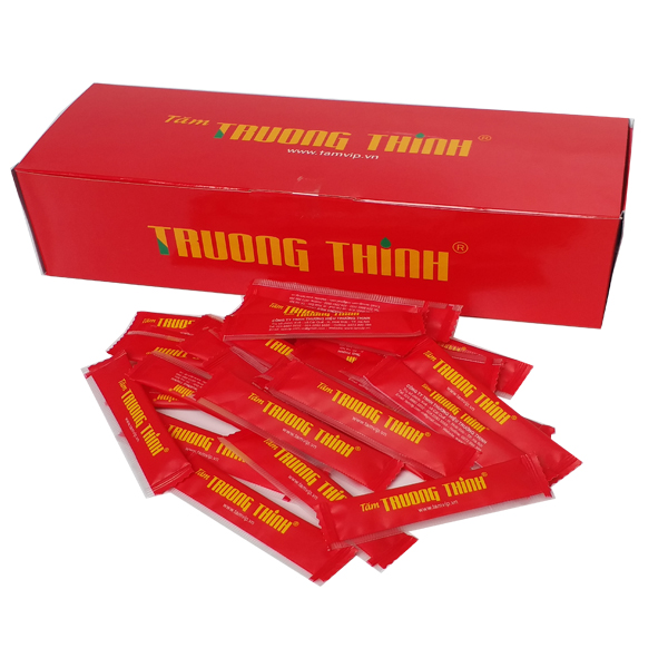 TĂM TIỆC CÂY DÀI /10 HỘP/ 250 GÓI - TRƯỜNG THỊNH - SẢN PHẨM ĐÃ KIỂM NGHIỆM