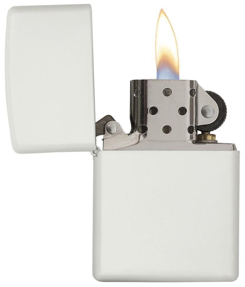 Bật Lửa Zippo White Matte 214