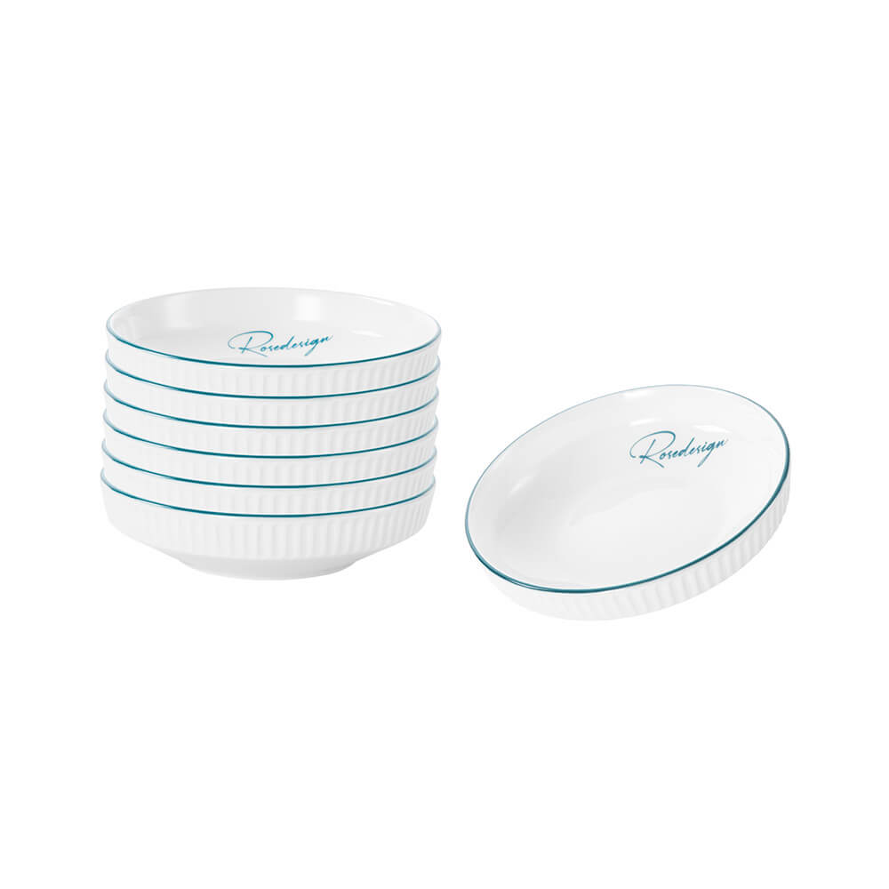 Bộ 6 đĩa gốm sứ Elmich Rosedesign EL-0261 EL-0262 EL-0263, Hàng chính hãng, thiết kế sang trọng - JoyMall