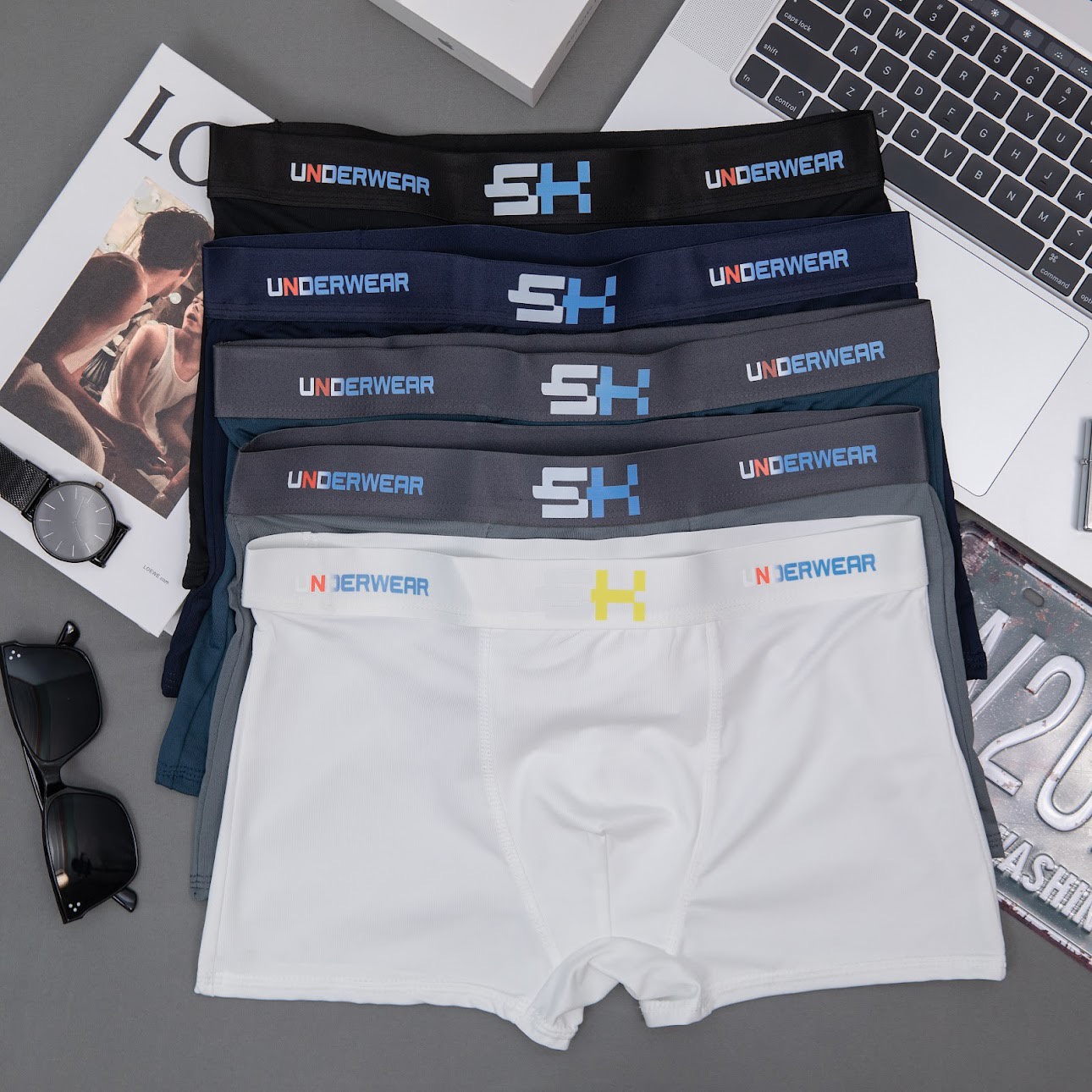 Quần Sịp Đùi Nam, Quần Lót Boxer nam cotton thun lạnh co dãn 4 chiều thấm hút tối đa A1