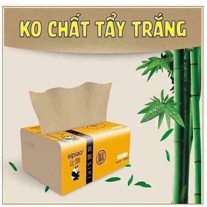 Khăn Giấy Ăn Gấu Trúc 3 Lớp 300 Tờ, Siêu Dai, Siêu Mịn - Thùng 30 gói