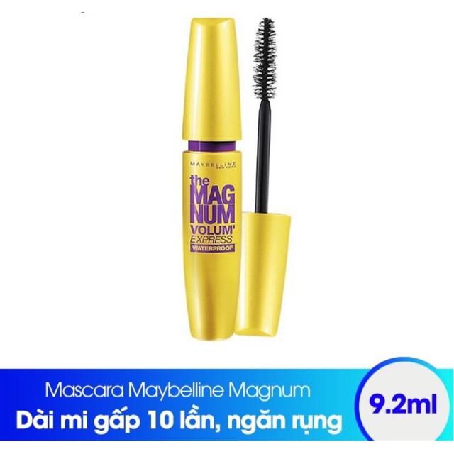 Mascara làm dày mi gấp 10 lần và ngăn rụng mi Maybelline Magnum 9.2ml