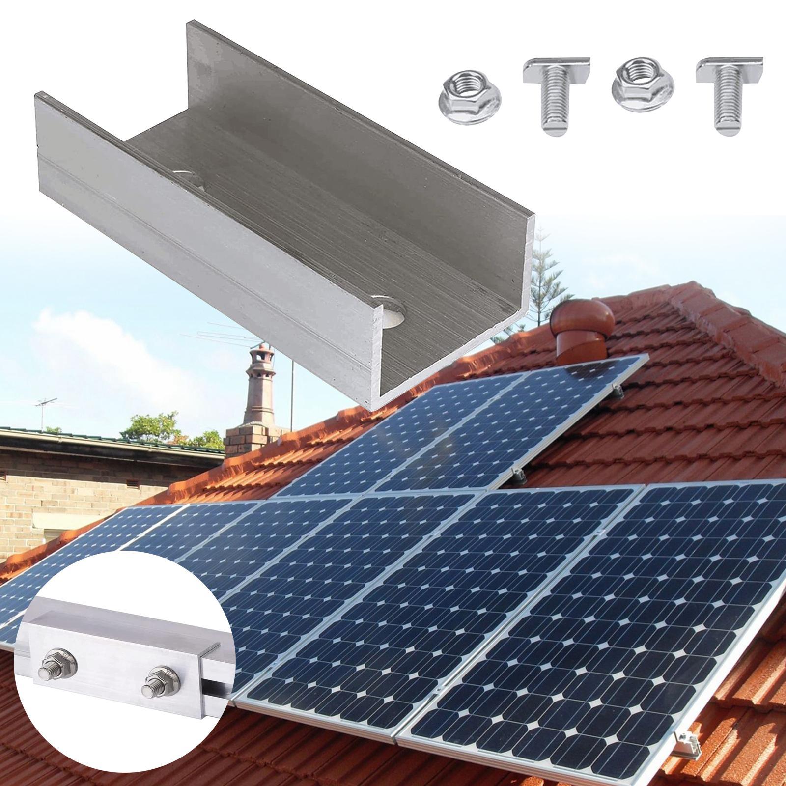 Solar  C Profile Connector Pv Solar Module Mounting