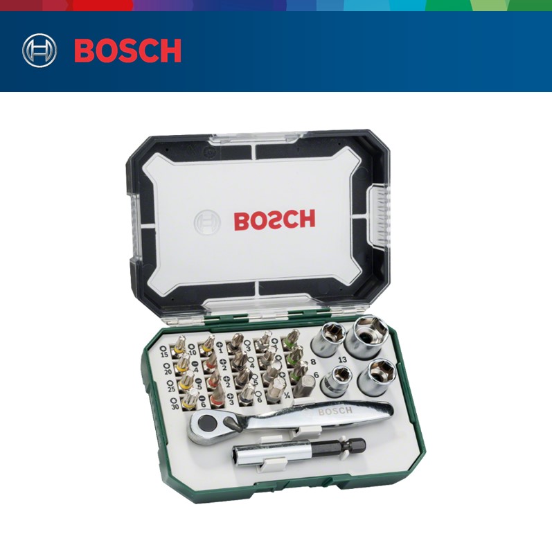 Bộ vặn vít đa năng Bosch 26 chi tiết