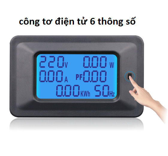 Công tơ điện - đồng hồ điện tử 6 thông số ,đồng hồ đo điện 100A