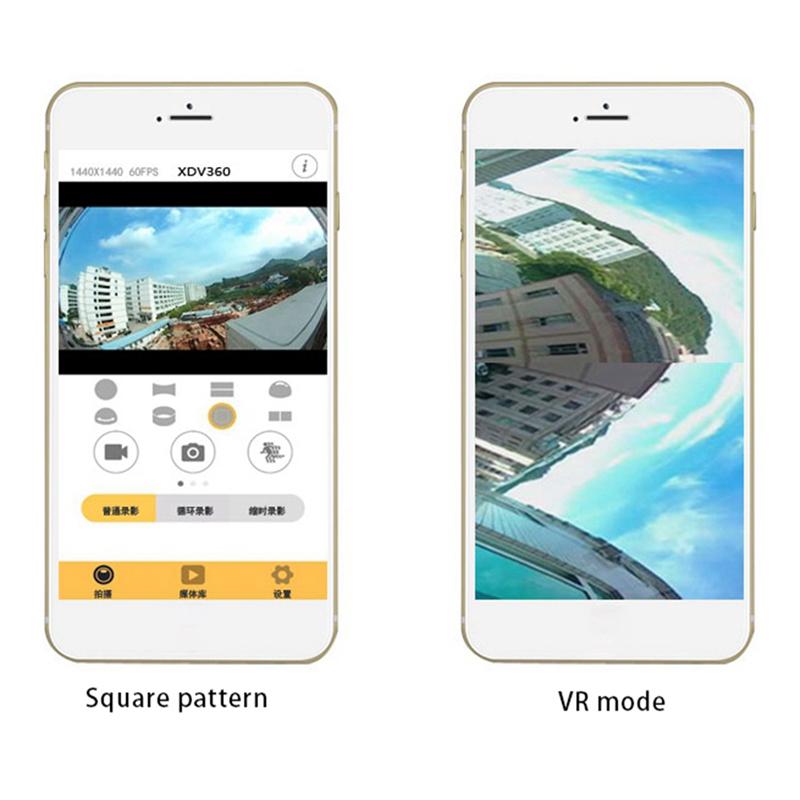 Camera 360 độ toàn cảnh V1 Camera thực tế ảo lặn 4K DV WIFI VR