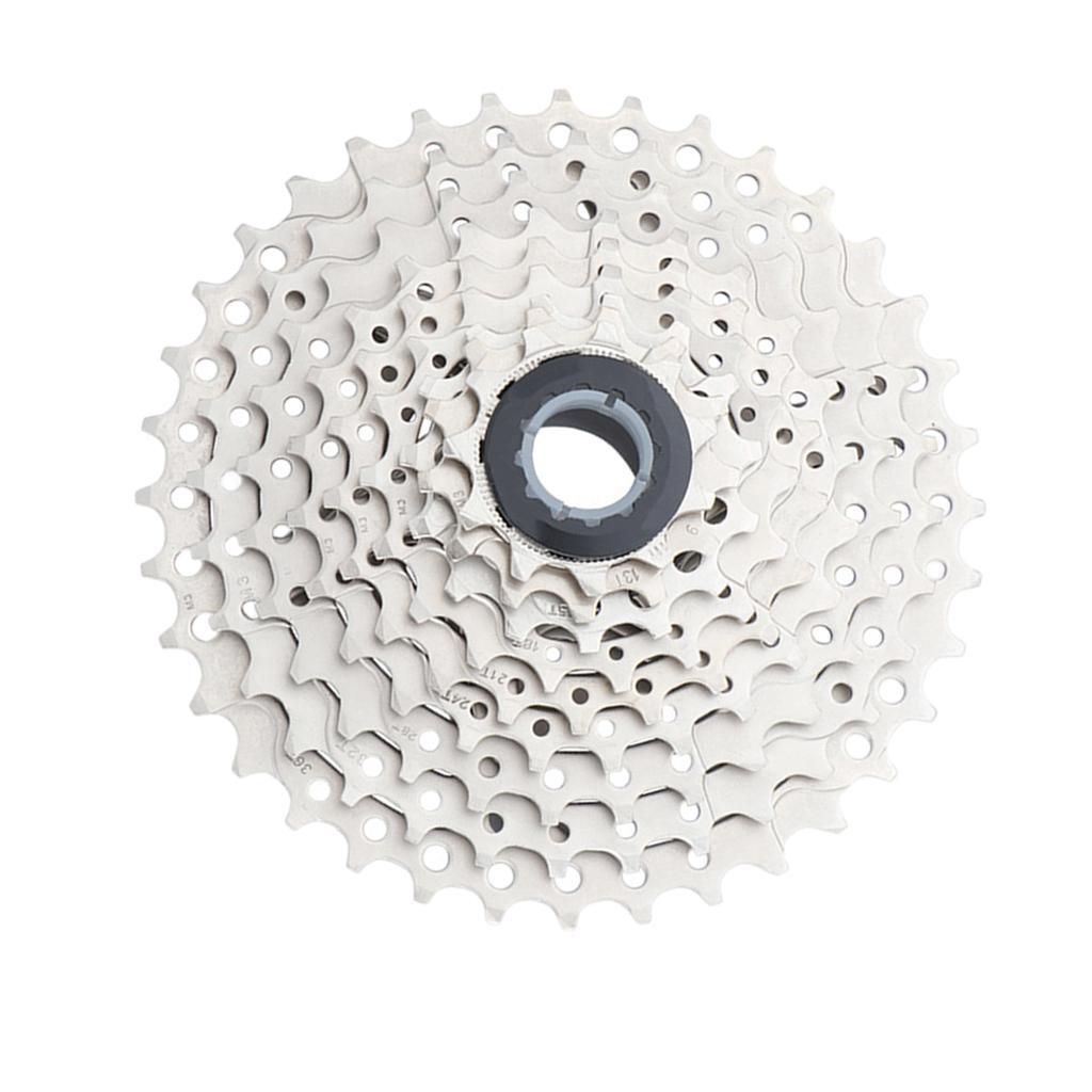 9 Speed Bike Freewheel Set Steel Bicycle Cassette Bicycle Replacement Accessory for Mountain Bikes Road Bike