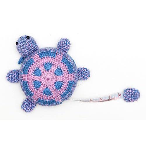 Thước dây móc len hình rùa giao màu ngẫu nhiên dài 1,5m dùng đo đồ đạc, may mặc - Crochet turtle tape measure